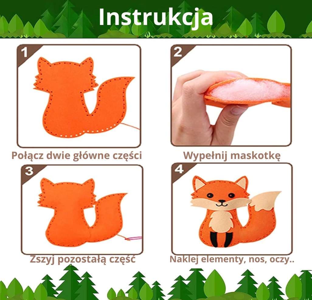 Szyciuchy - Edukacyjny zestaw do nauki szycia dla dzieci