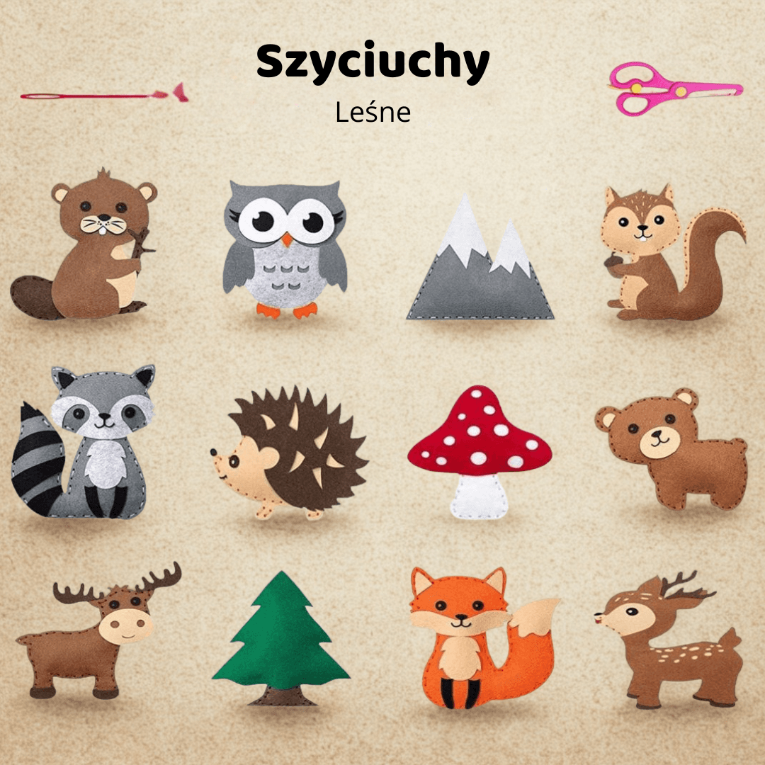 Szyciuchy - Edukacyjny zestaw do nauki szycia dla dzieci